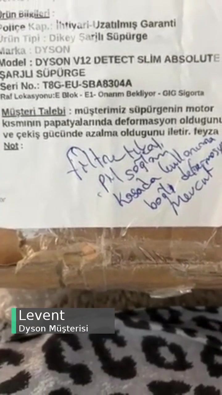 Dyson V12 Kullanıcı Hatası İddiası! videonun kapak resmi