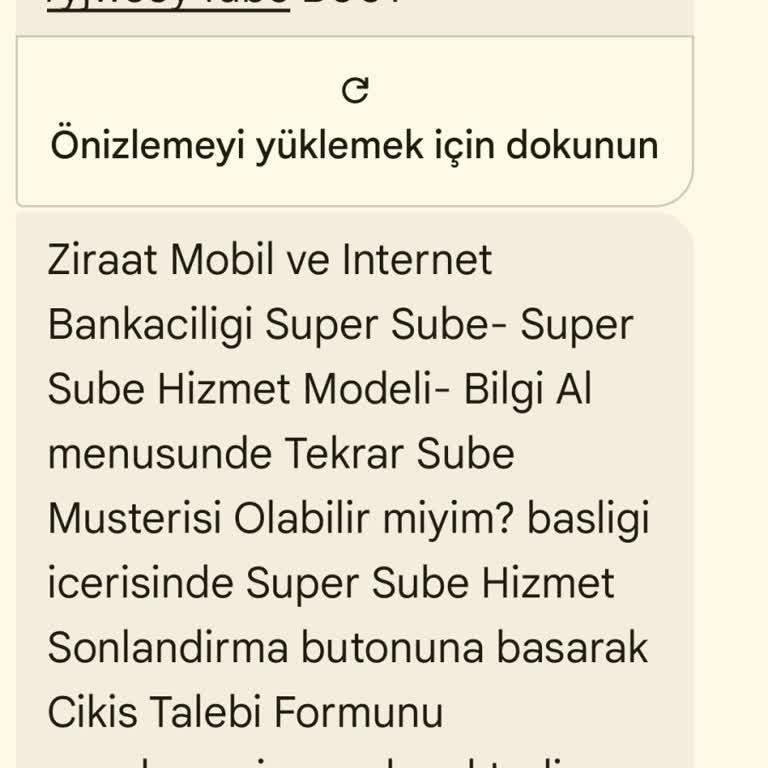 Ziraat Bankası Mobil Süper Şube Hesabım İptal Edilmedi, Konut Kredisi İşlemlerim Beklemede