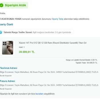 Xiaomi 14t Pro Telefonu Yerine Kılıf Gönderildi Ve 39.599 TL Tam İade Talebi