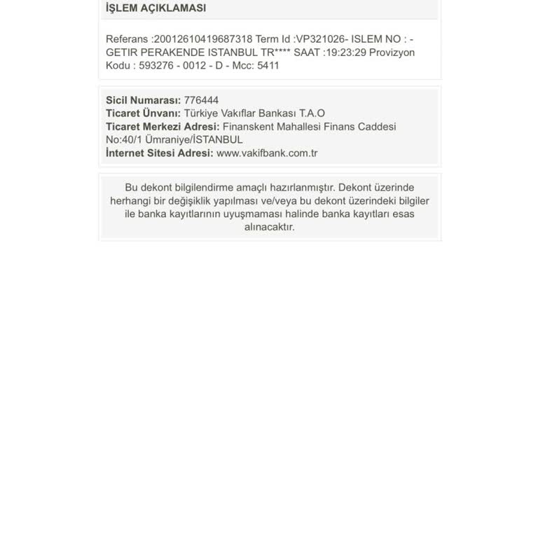 Getir Market'te Kaybolan Sipariş İçin Çekilen 1.000 TL'nin Gecikmeli İadesi