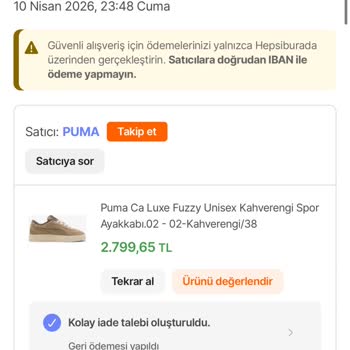 Kutu Üzerindeki Bedenle Gelen Ürün Uyuşmadı Ve Değişim İstendiğinde Yardımcı Olunmadı