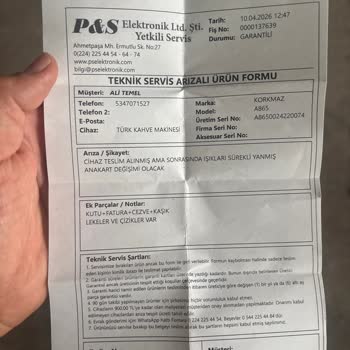 Kahve Makinesi Üç Defa Tamir Edildi, Değişim Talebim Reddedildi