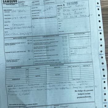 Ekranı Eğik Gelen Samsung TV İçin Hızlı Değişim Talebi