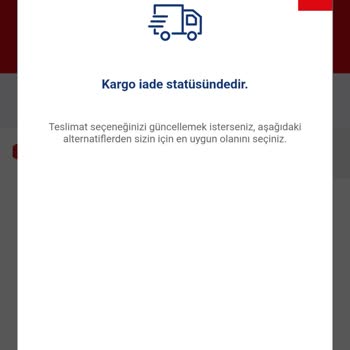 Ertesi Gün Teslim Seçeneği Çalışmıyor, Kargo İade Sürecine Alındı