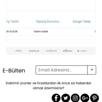 Siparişim Teslim Edilmedi Ve Takip Bilgisi Alınmadı
