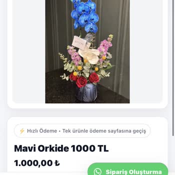 Orkide Gönderilmedi Ve 1000 TL İadesi Talebi