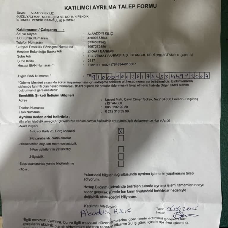 Cayma Talebim İşleme Alınmadı Ve Müşteri Hizmetine Ulaşılamıyor