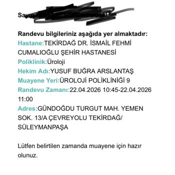 İzinli Doktor Bildirimi Yok, 70 Km Yolculuk Ve Kayıt Görevlisinin Kaba Tutumu