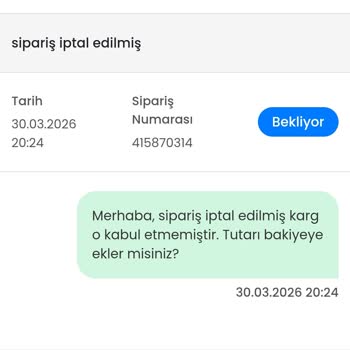 Kazax Paralarımın İadesini Yapmıyor
