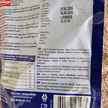 Mopaş Markette Yer Fıstığı Paketi İçinden Yabancı Madde Çıkması Ve Yetersiz Telafi