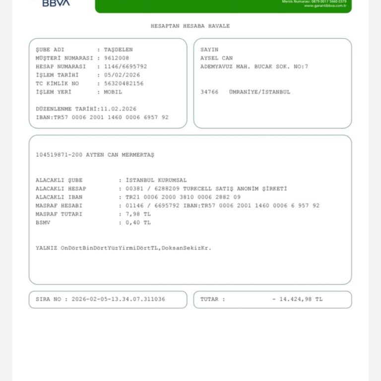 Türkcell Pasaj’da Fazla Ödenen 14.424,98 TL’nin İadesi Gecikiyor