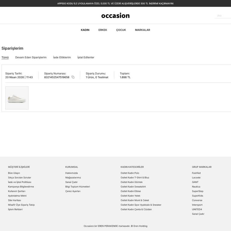 Stok Yetersizliği Nedeniyle Siparişimin Tek Taraflı İptali Ve Yanıltıcı Bilgilendirme