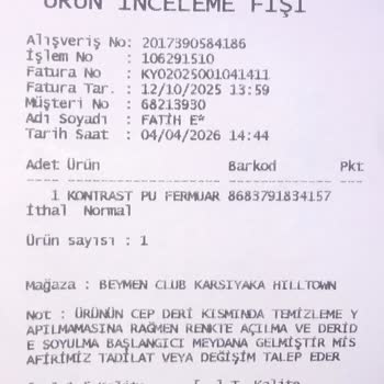 Beymen Montunda Renk Değişikliği Ve Deformasyon Sorunu
