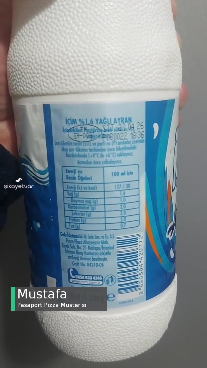 Pasaport Pizza Son Kullanım Tarihi Geçmiş Ürün videonun kapak resmi