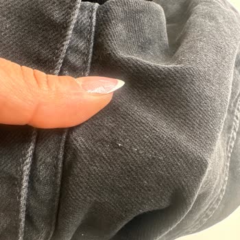 Defolu Mavi Kot Ceket İçin Değişim Ve İade Talebi