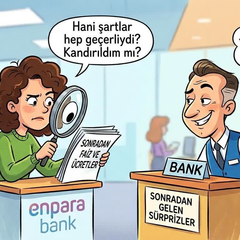 Enpara Şartları Sonradan Değiştirerek Müşteriyi Mağdur Ediyor