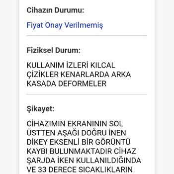 KVK Garanti Kapsamındaki Telefon İçin 3421₺ Ücret Talebi ve Garanti Dışı Tutulması