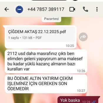 Altın Yatırım FX'de Çekim Ücretleri Ve İade Talebi