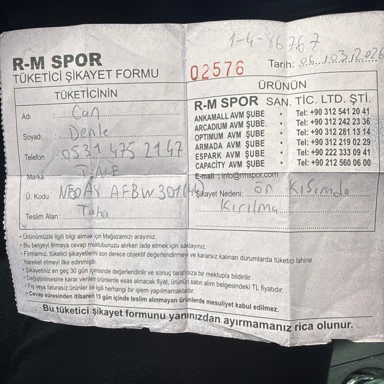 The North Face Ayakkabısının Kırılması Ve Mağazadan Red Cevapları