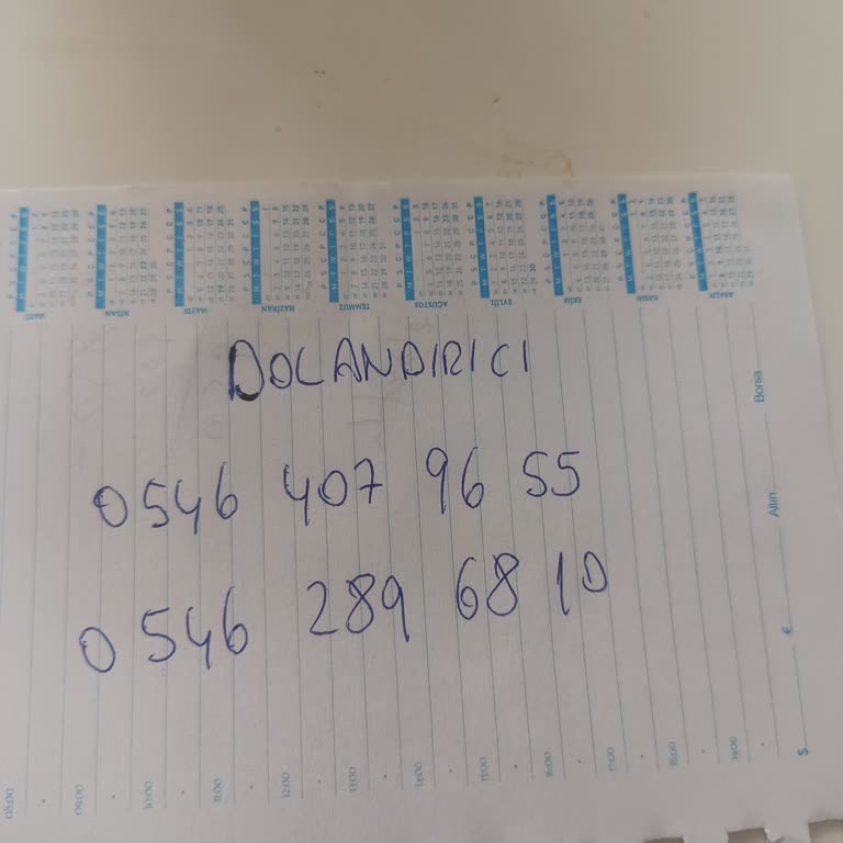 Şüpheli Telefon Numarası Ve IBAN’ı Engellenmesi