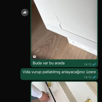 Modalife Düğün Paketi Ürünlerinde Kırık Ve Özensiz Kurulum, İade Talebi