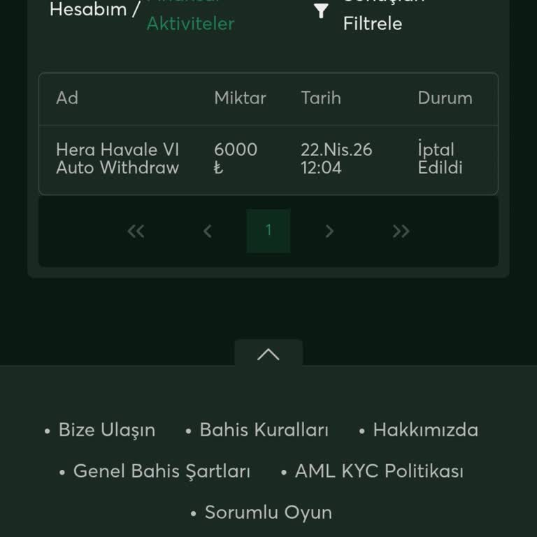 Bonus Kazancım Silindi, Çekim Talebim Reddedildi Ve Hesabım Kapatılamıyor