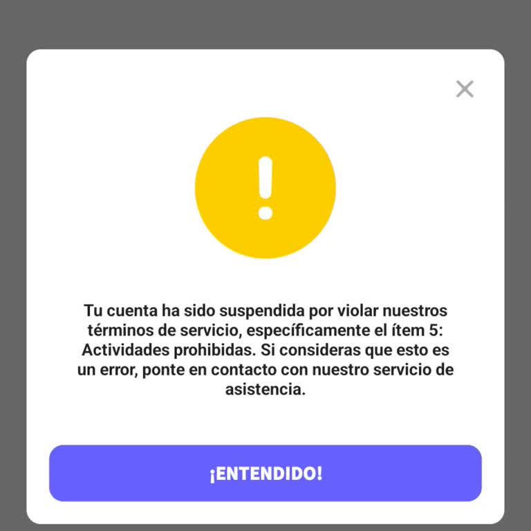 Cuenta Waplog suspendida sin aviso, solicito revisión y reactivación
