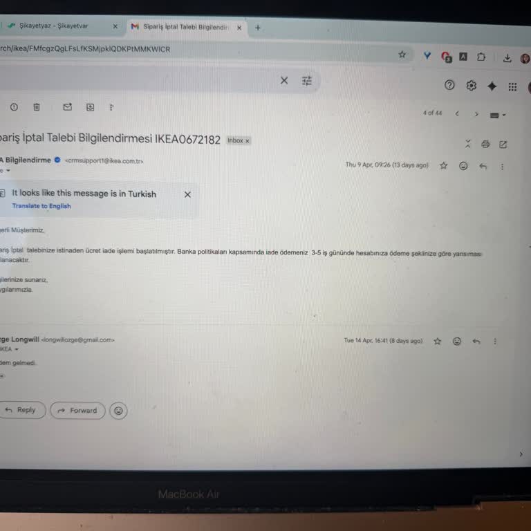 30.021,06 TL Tutarındaki İadenin Uzun Sürede Gerçekleşmemesi