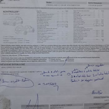 Değişmeyen Parçalar İçin Haksız Fatura Ve İlgisiz Müşteri Hizmeti