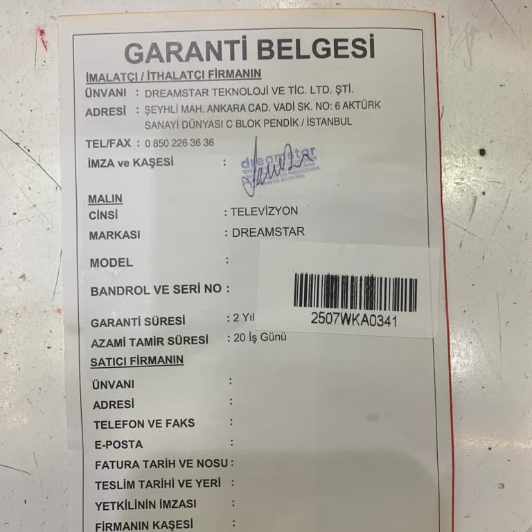 Dreamstar Televizyonun Kullanışsız Kanal Menüsü Ve Ses Kalitesi İçin İade Talebi