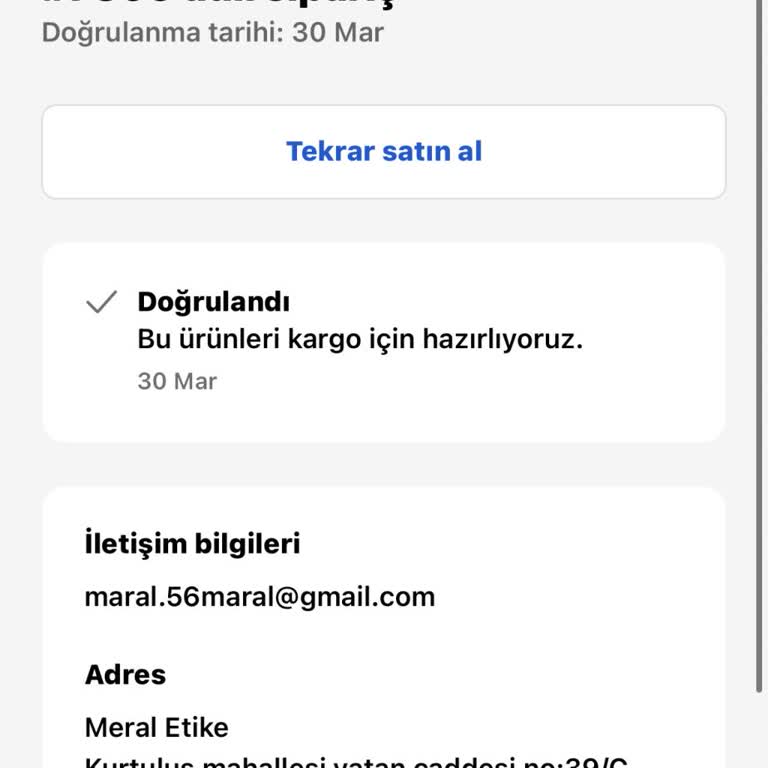 Kedi Maması Siparişi Gönderilmedi, 3090 TL İade Talebi