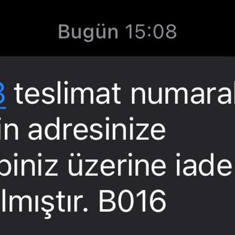 İzinim Olmadan İade Başlatılması Ve Teslimat Sorunu