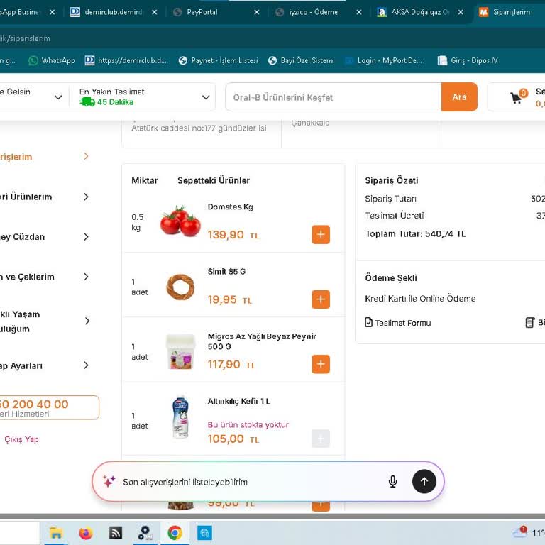 Denizbank Bonus Kartı İle Migros Sanal Market Alışverişinde Üçüncü Defa Fazla Çekim