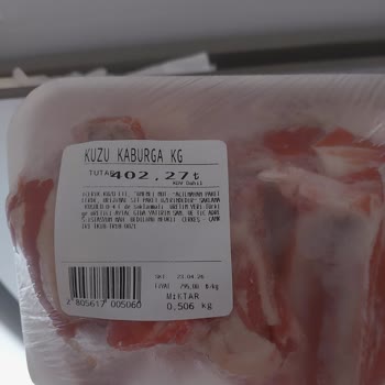 File Markette Kuzu Kaburga Üzerinden Fazla Ücret Alınması Ve İade Talebi