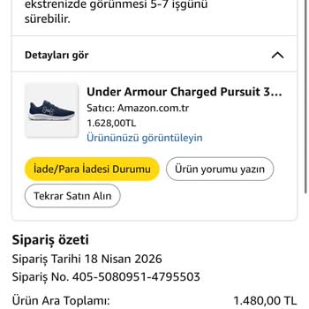 Kargo Gecikmesi Ve Sipariş İptali Sonrası Kesintisiz İade Talebi