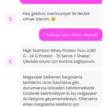 Siparişim 24 Nisan’a Kargoya Verilmedi Ve Teslimat Gecikti