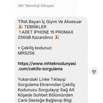 Sahte Çekilişte Kargo Ücreti Talebi Ve Hesap İncelemesi