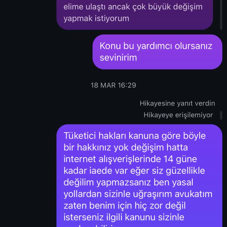 Şura Butik'ten Sipariş Değişim Talebine Yanıt Yok