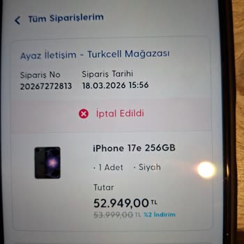 Sipariş İptali Sonrası Yanlış Renk Telefon Teslimatı Ve İade Sorunu