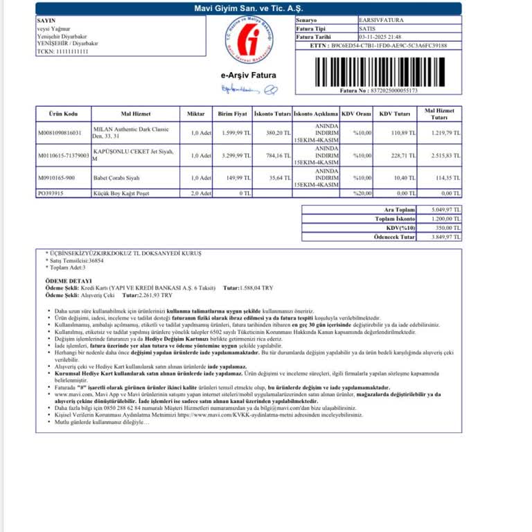 Mavi Pantolon Renk Değişimi Ve İnceleme Reddi Üzerine Şikayet