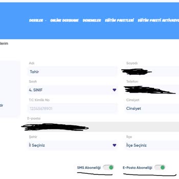Tonguç Akademi Yanıltıcı Bilgilendirme Ve Hesap İle Kişisel Verilerin Silinmemesi