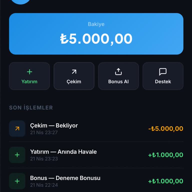 Bonus Şartlarını Tamamladıktan Sonra Çekim Talebim Engellendi