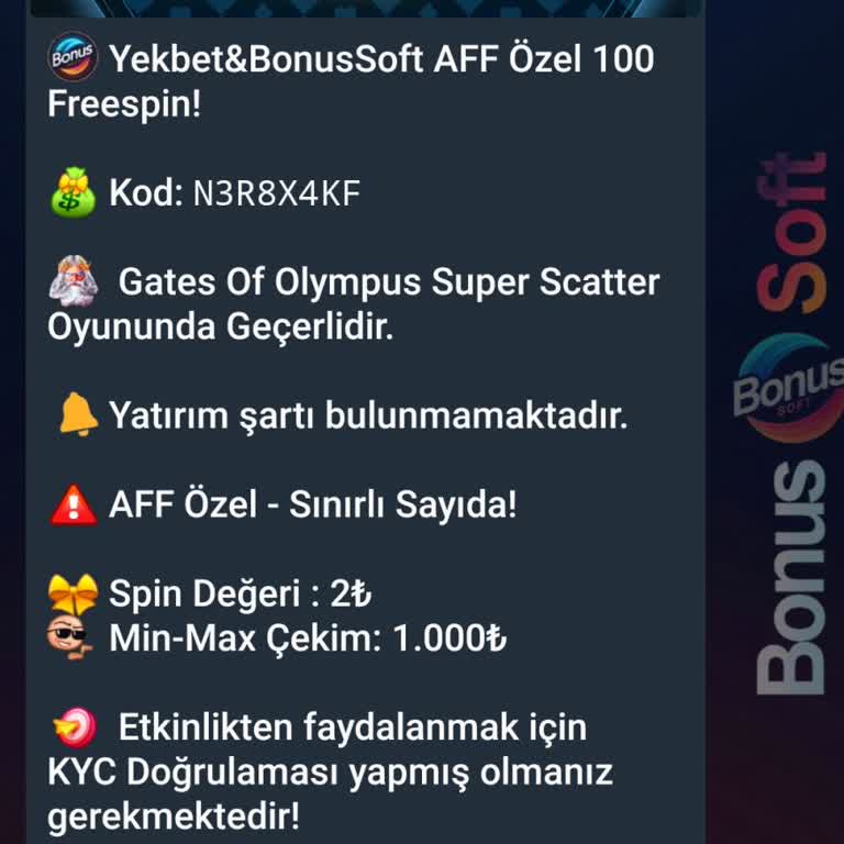 Bonussoft ve Yekbet Kanallarının Yanıltıcı Bonus Vaadi ve Kişisel Veri Toplama İddiaları