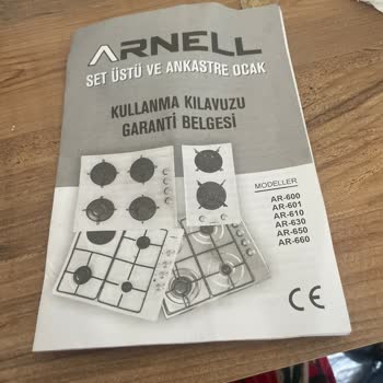 Arnell Alınan Ankastre Ocağın Tek Gözünün Çalışmaması Ve Çözüm Sürecindeki Gecikme