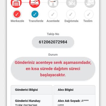 Kredi Kartım Erzurum'da Kuryenet'te Bekliyor İletişim Yok
