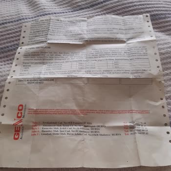 Genco Mağazası Döşek Marka Bu Baza Ve Yatağın İadesini Talep Ediyorum
