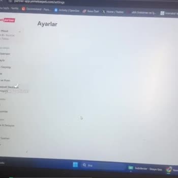 Yemeksepeti Gönderim Bölgeleri Sekmesi Çalışmıyor!