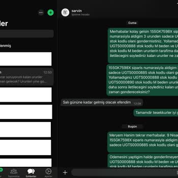 Üç Tişörtten Sadece Biri Teslim Edildi, Diğerleri Eksik Ve Biri Yanlış Beden