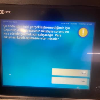 ATM’de Sıkışan 2.550 TL Ve Müşteri Hizmetlerine Ulaşamama