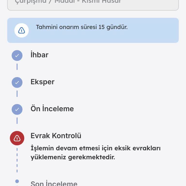 Anadolu Sigorta’da Sistemsel Eksik Evrak Görünmesi Nedeniyle Ödeme Durdurulmuş